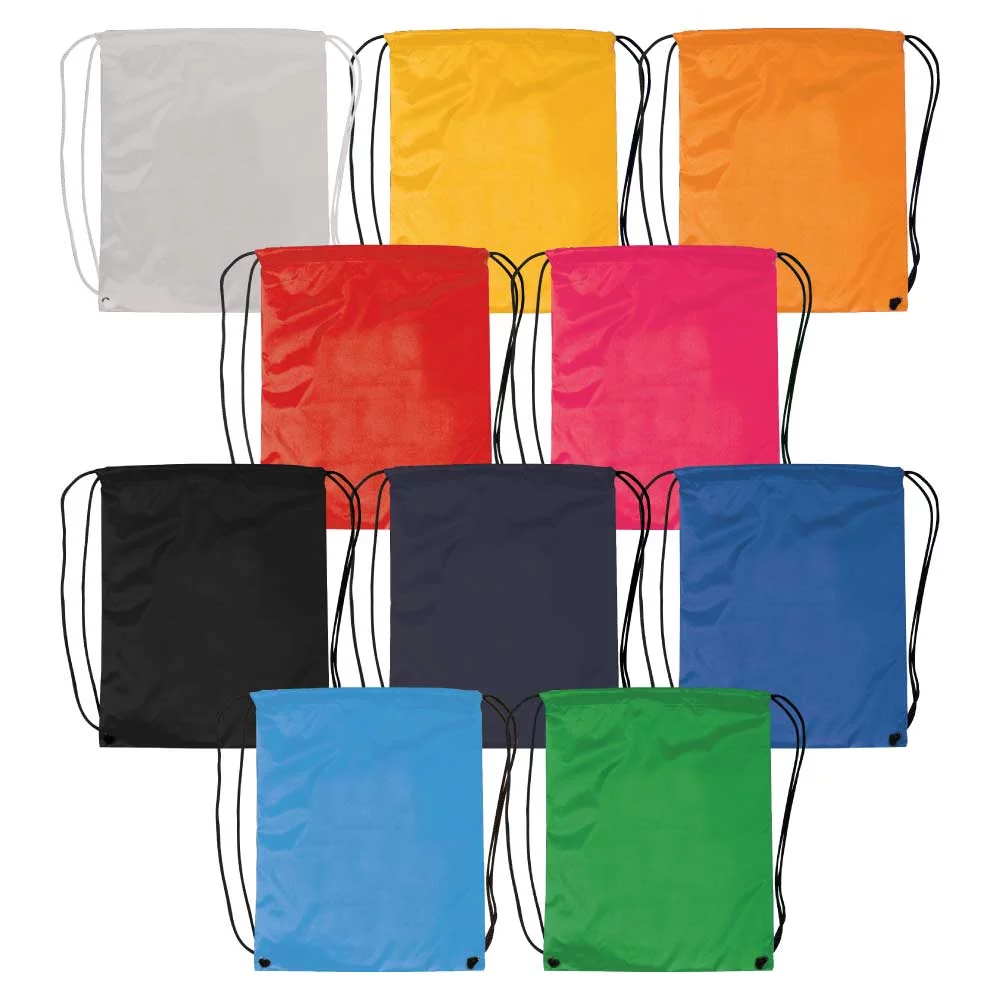 Custom Promotional Polyester Drawstring Bag - Sharjah Media City Free Zone