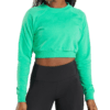 Fleece Womens Crop Top Sweatshirt Casual Crop Top Sweater Custom Logo Classic Women's Training Regular Fit Pullover Cotton Short - Call Us +971 50 340 4305