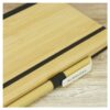 Eco-Friendly A5 size Bamboo Cover Notebook with Branding Options.