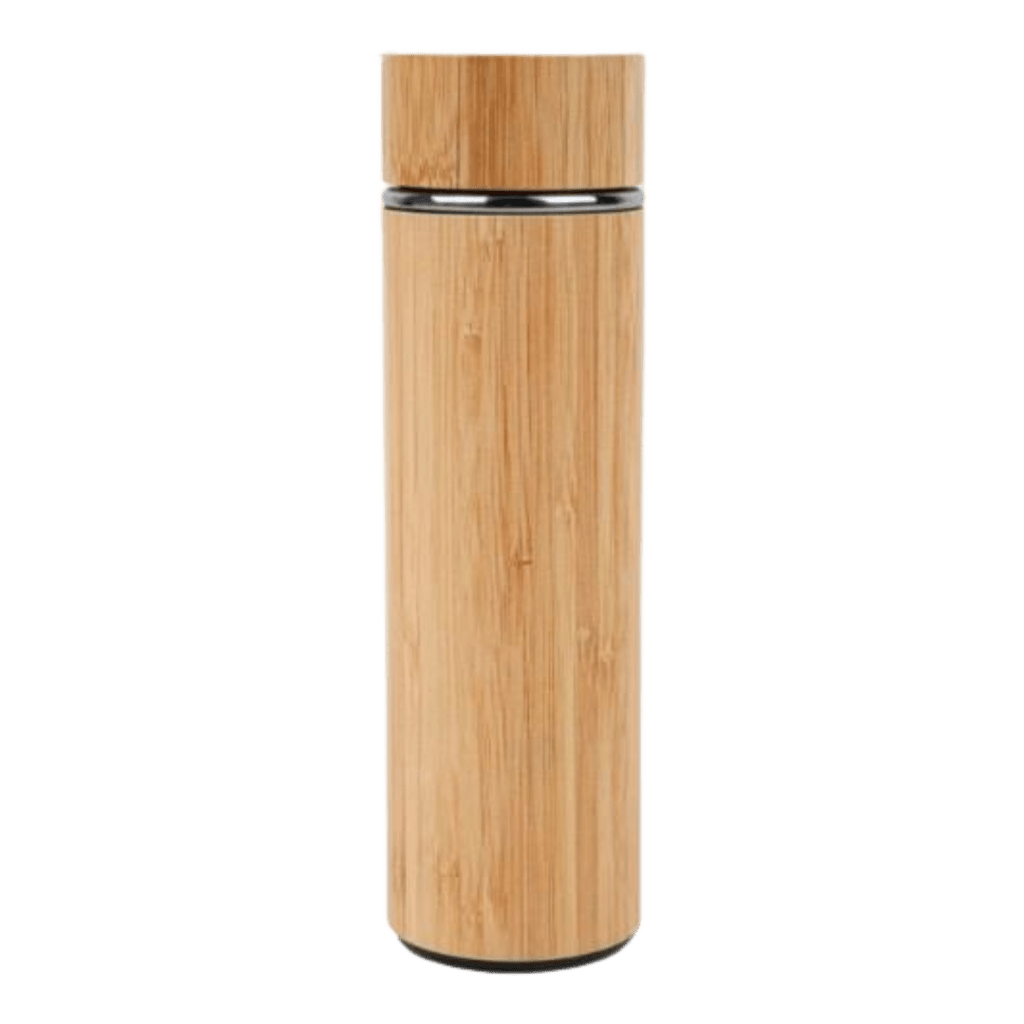 Custom Stainless Steel Bamboo Flask Water Bottle
