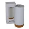 Double Walled Vacuum Insulated Stainless Steel Travel Coffee Mug with cork base. Capacity: 480ml