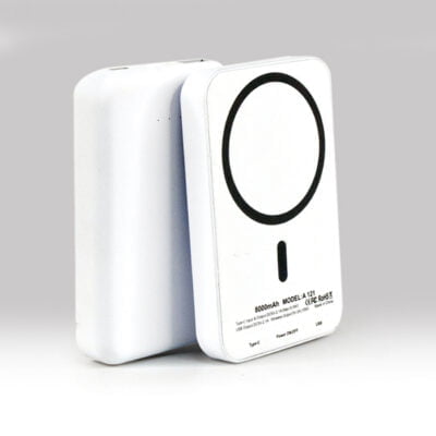 MAGNETIC WIRELESS POWER BANK The 8000mAh Magnetic Wireless Power bank