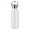 Custom Printed White Flask Thermos Bamboo with Logo