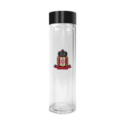 Double Wall Glass Bottles with SADU Sleeve 500ml