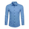 Formal Cotton Man Shirt Long Sleeve Shirt For Male Daily Life Men Casual Clothes