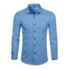 Formal Cotton Man Shirt Long Sleeve Shirt For Male Daily Life Men Casual Clothes