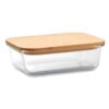 Glass Lunch box with Bamboo Lid