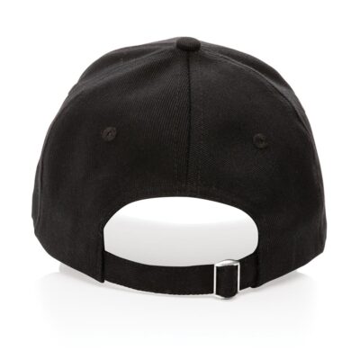 [HWAW 451] Impact AWARE™ 6 Panel 280gr Recycled Cotton Cap - Black (1)