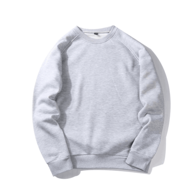 Men's Sweatshirt boxy fitting Mock Neck Cotton Crewneck streetwear men's hoodies & sweatshirts