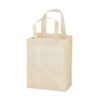 [NW001 V-Cream] Non-Woven Shopping Bag Vertical Cream