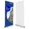 Roll Up Advertising Banner Stand Rollup Standee Aluminum Roll Screen Stand Retractable Banners