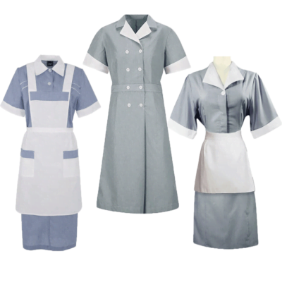 Wholesale Hotel Uniform House Maid Housekeeping Dress Uniform - Amir Customs - Customized Garments