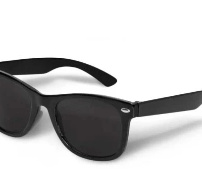 Custom Printed Black Promotional Sunglasses with Logo