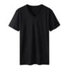 High Quality Men V Neck T Shirts Half Sleeve Cotton Made Quick Dry Breathable Blank V neck t shirts Men's summer V neck t shirts