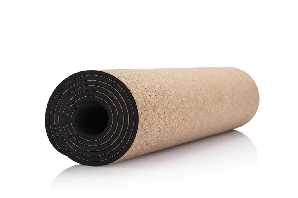 Cork Performance Yoga Mat with Cushioned Base