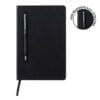 AMIRCUSTOMS Custom A5 Hard Cover Notebook with Metal Pen - Black