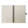 A5 Size Milk Paper Spiral Notebooks, 70 Sheets 80 GSM