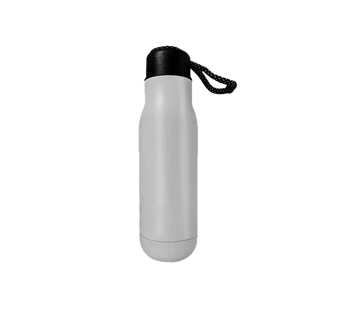 Omizu Stainless Steel Vacuum Bottle Printed AMIRCUSTOMS_White