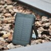 Freiburg is a sustainable 5000mAh solar charging power bank with 15W magnetic wireless charging - AmirCustom