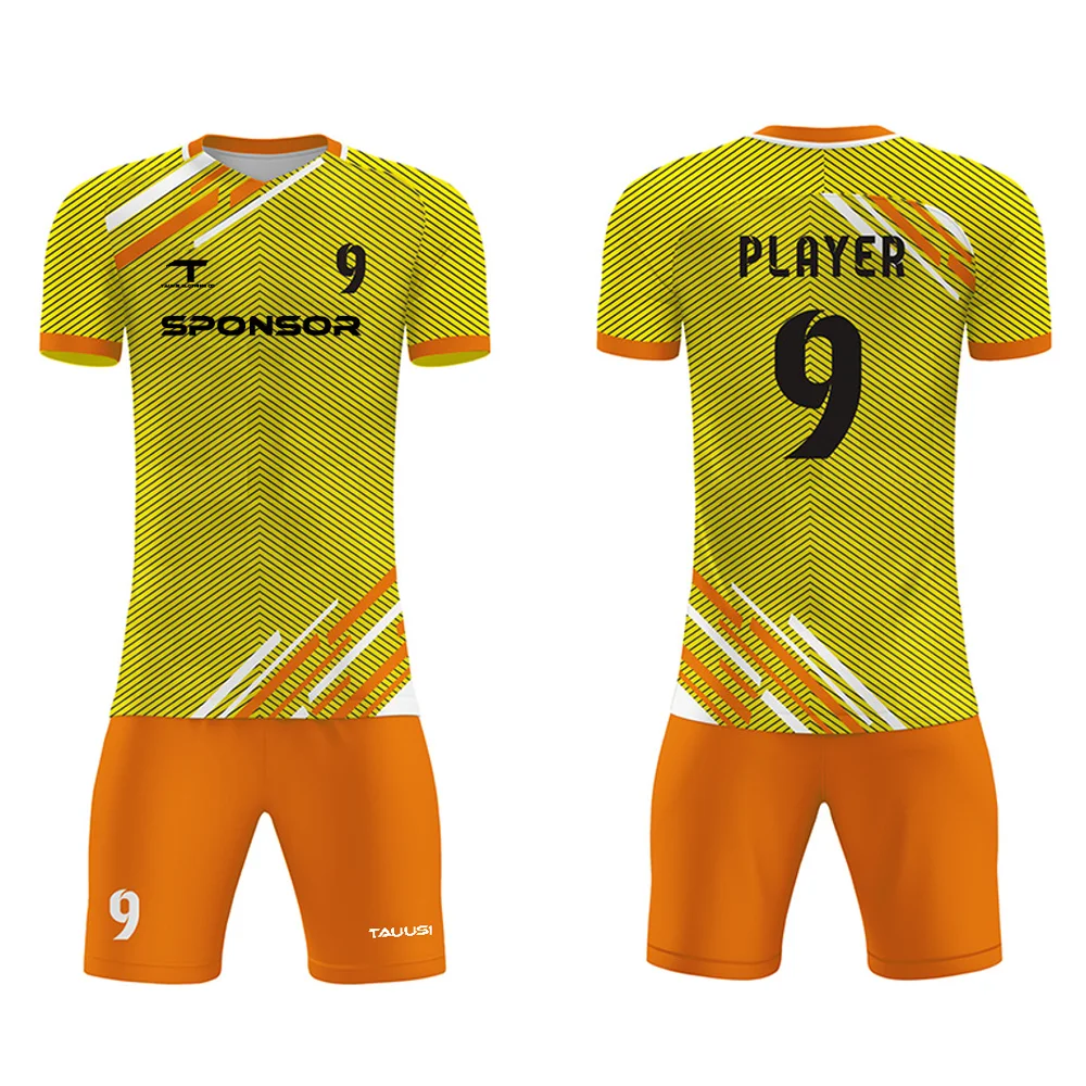 Soccer Training Shirt Shorts Kit Sportswear Kids Adult Soccer Jersey Set Child Men Football Short Sleeve Football Uniform - AmirCustom