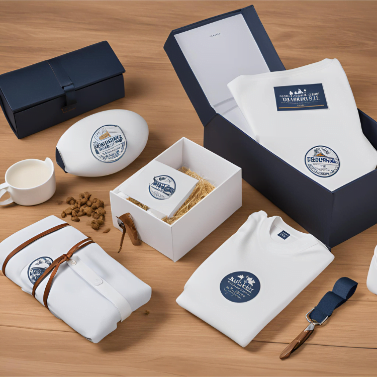 branded merch for corporate company employees gifts and gift sets