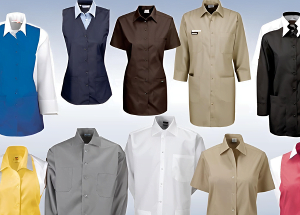 hospitality work wear garment types