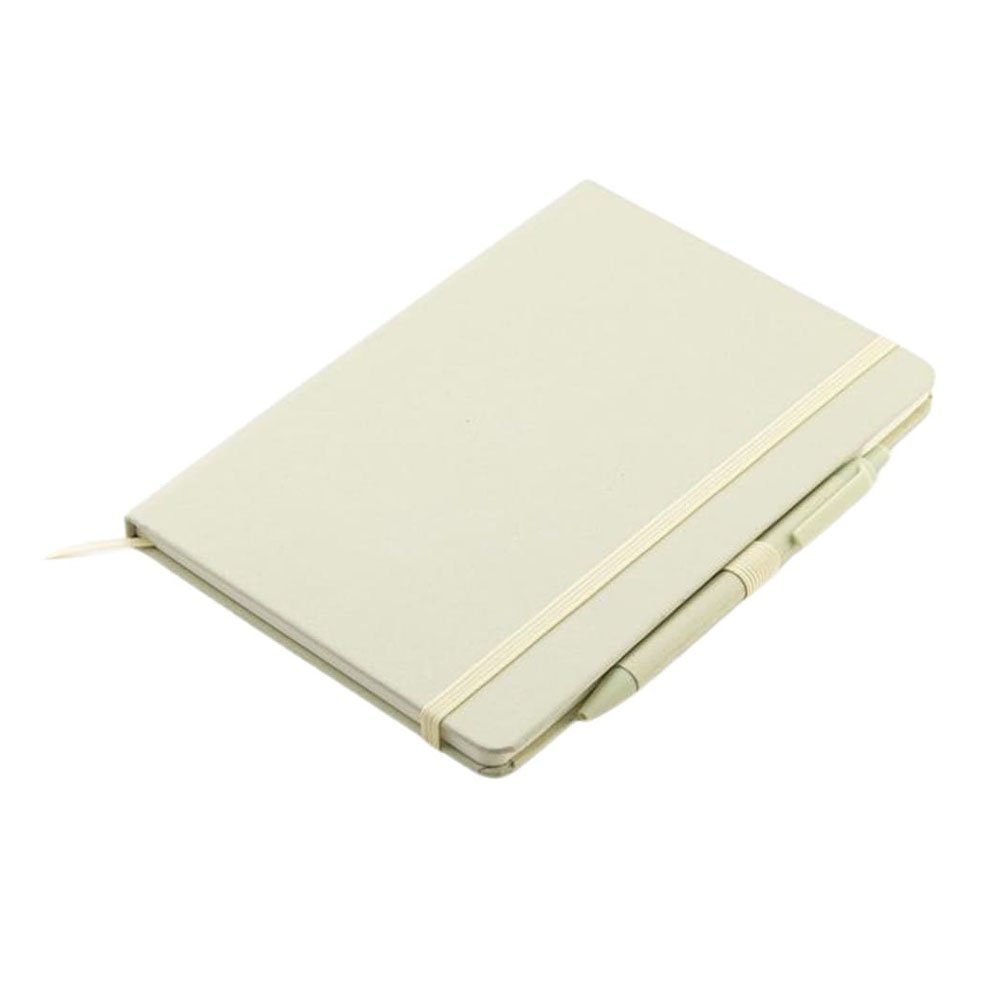 ABULA - A5 Hard Cover Notebook & Pen Set - Kiwi Paper - Image 2