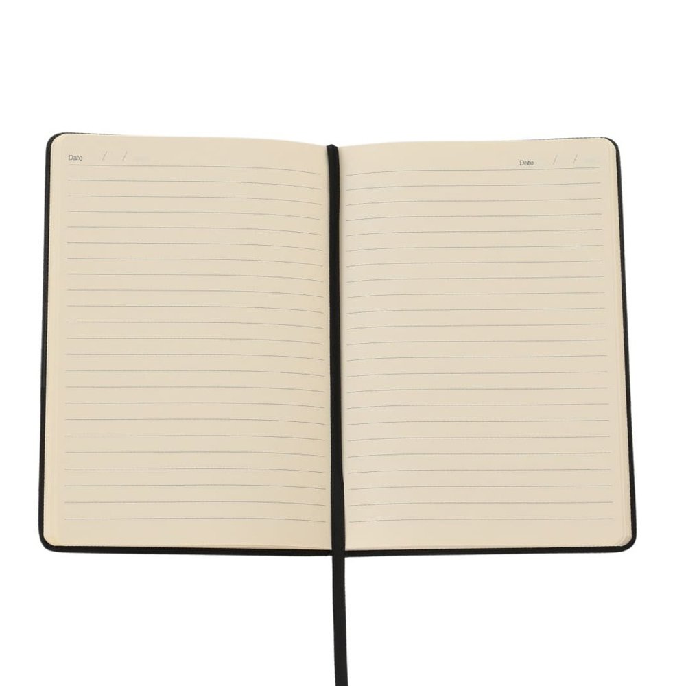 LYSS - A5 Thermo PU Hard Cover Notebook - Blue-Black - Image 7