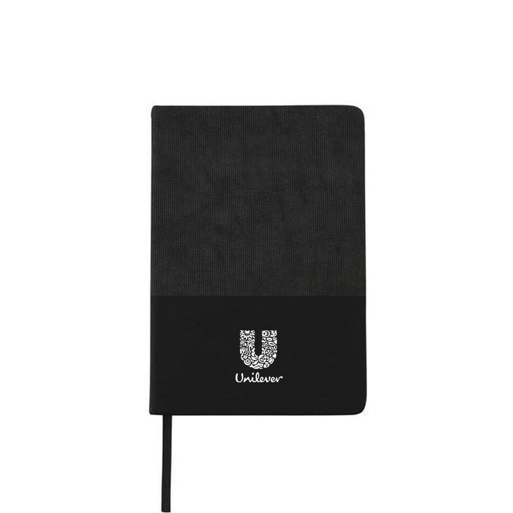 LYSS - A5 Thermo PU Hard Cover Notebook - Blue-Black - Image 9