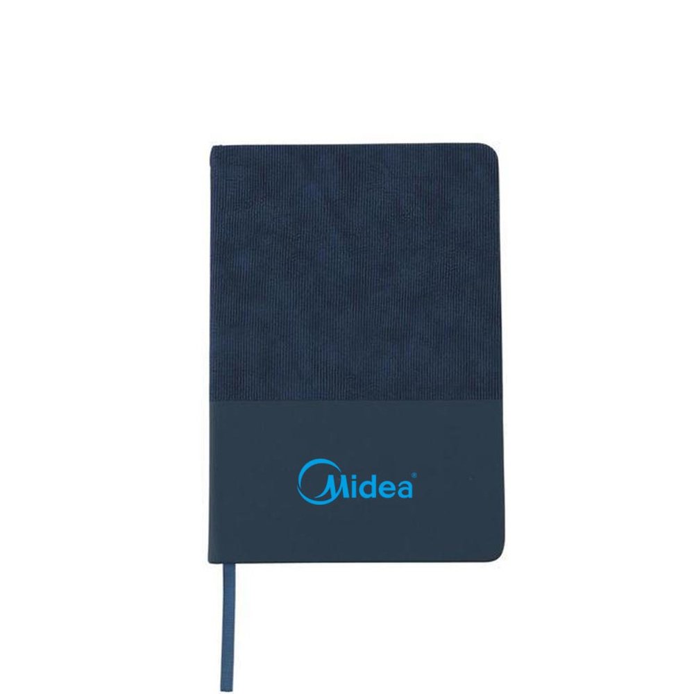 LYSS - A5 Thermo PU Hard Cover Notebook - Blue-Black - Image 6