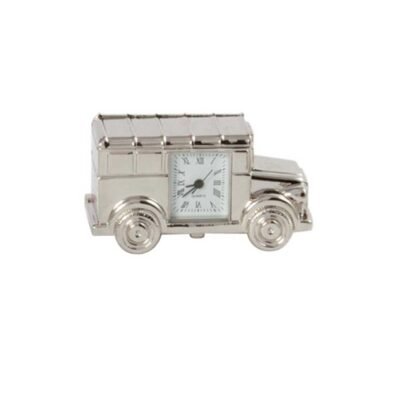 TRIOMPE - Silverplated Desk Clock