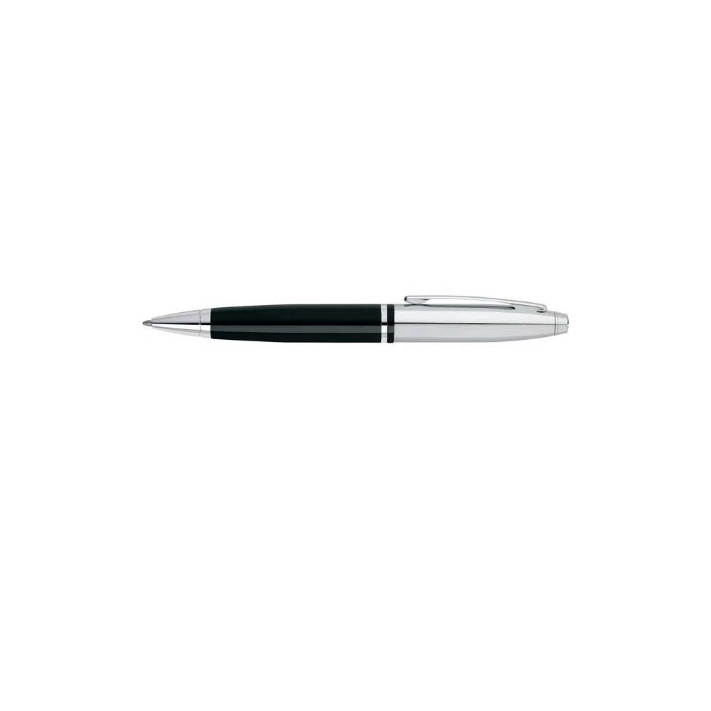 Chrome/Black Lacquer with Polished Chrome Appointments Ballpoint Pen - Image 3