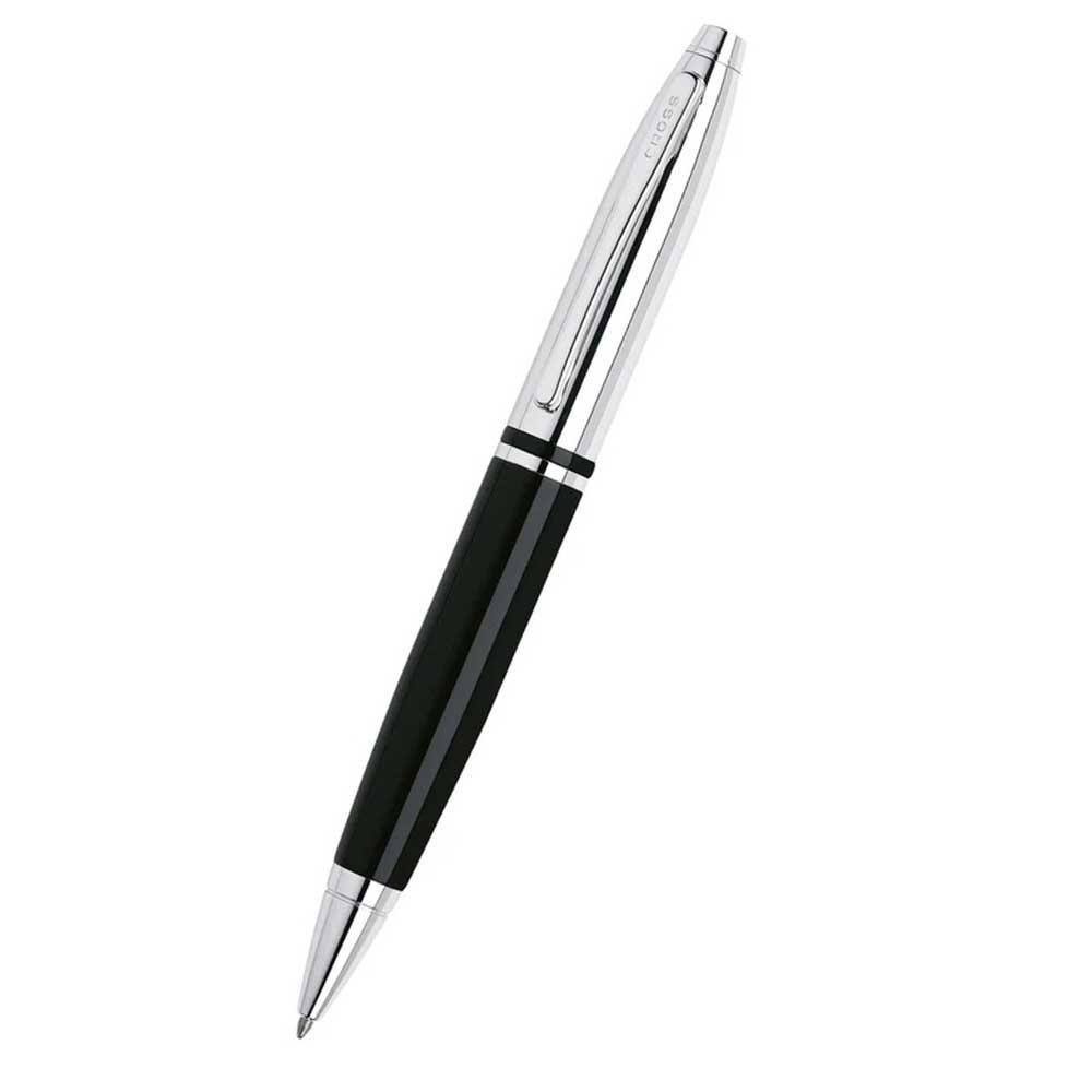Chrome/Black Lacquer with Polished Chrome Appointments Ballpoint Pen - Image 2