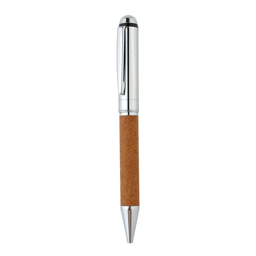KORU - Metal Pen with Recycled Leather Barrel - Image 4