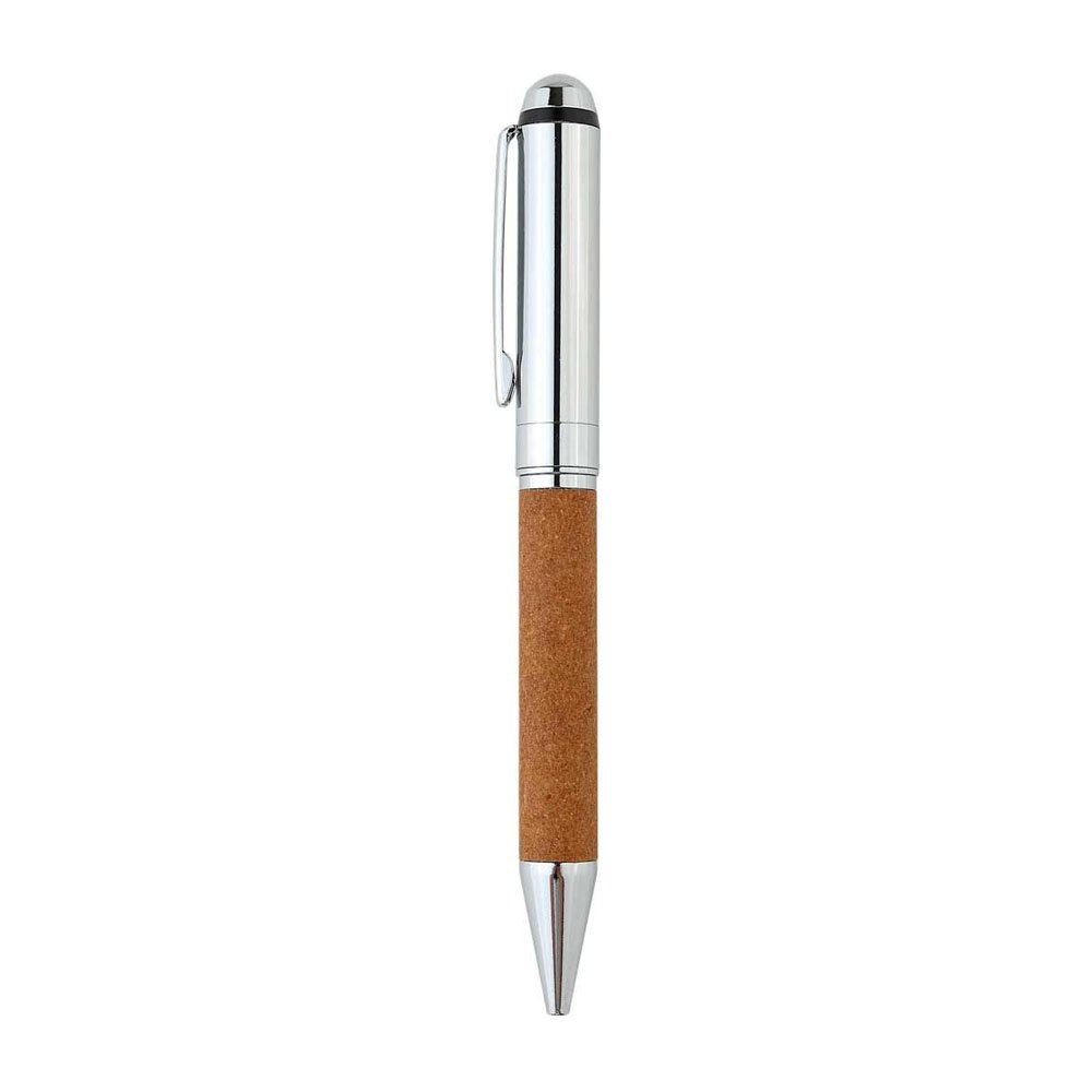 KORU - Metal Pen with Recycled Leather Barrel - Image 5