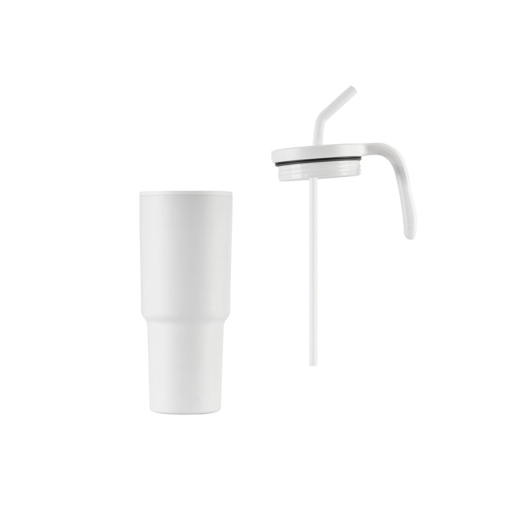 FORZA Recycled Stainless Steel/PP Tumbler with 360 Branding - Image 7
