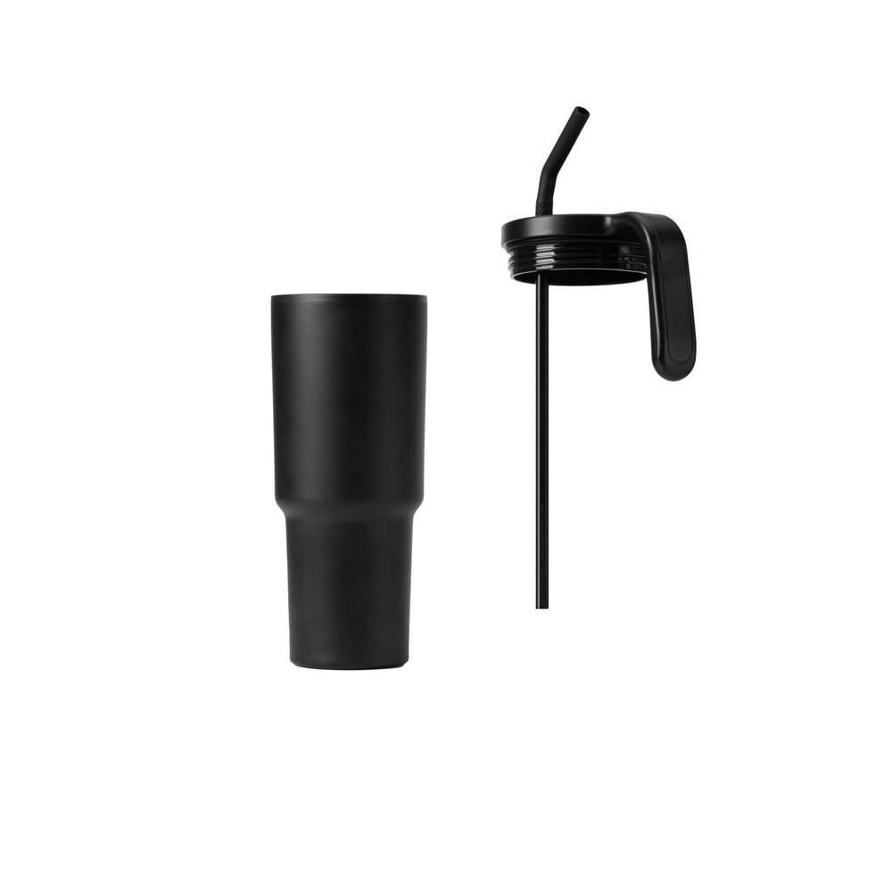 FORZA Recycled Stainless Steel/PP Tumbler with 360 Branding - Image 4