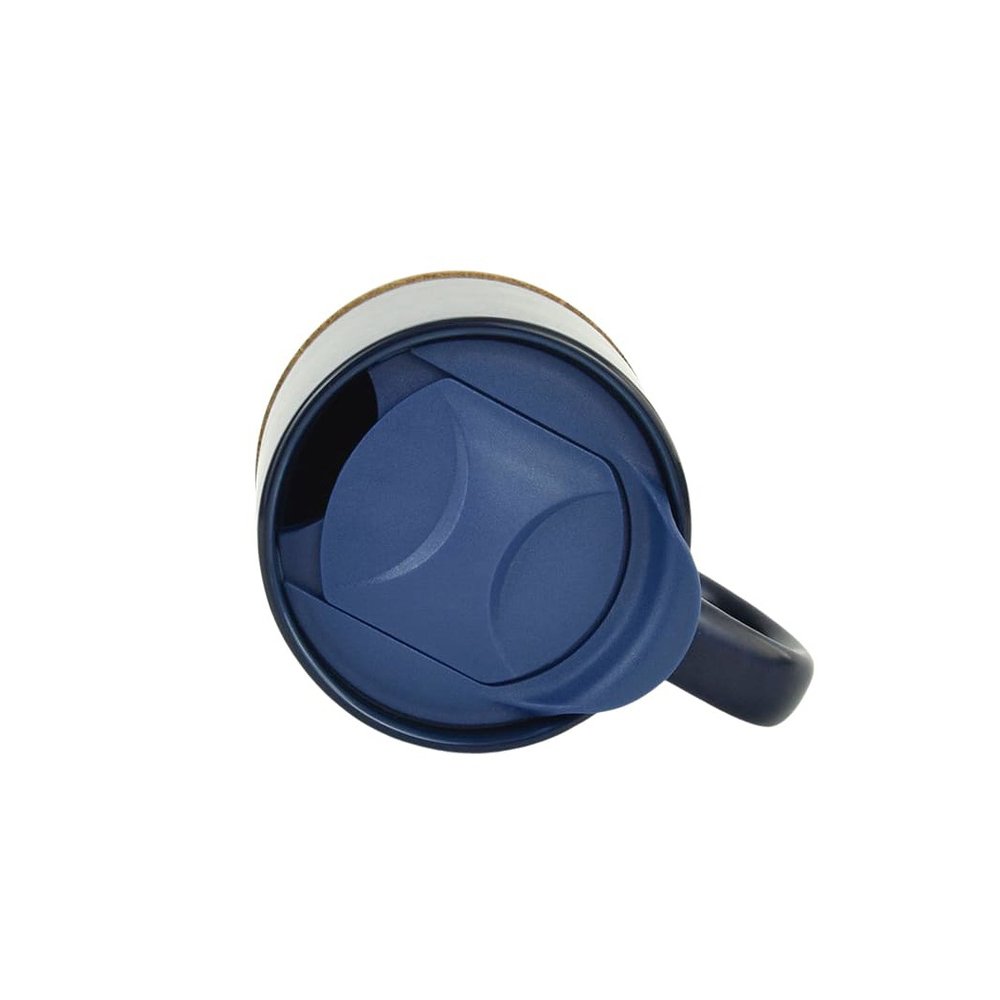 LUCCA - Ceramic Mug with Cork and Lid - Image 4