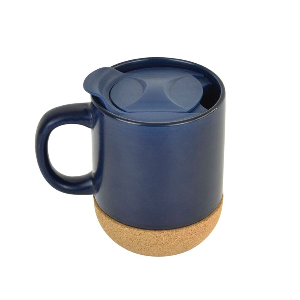 LUCCA - Ceramic Mug with Cork and Lid - Image 5