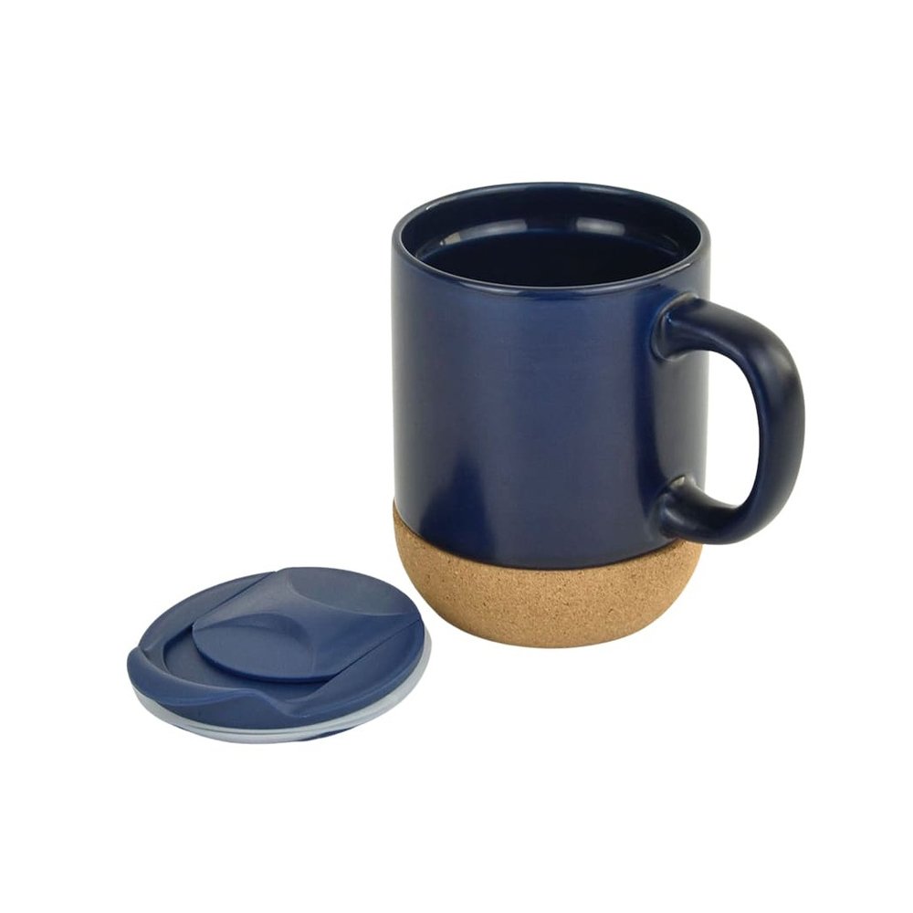 LUCCA - Ceramic Mug with Cork and Lid - Image 6