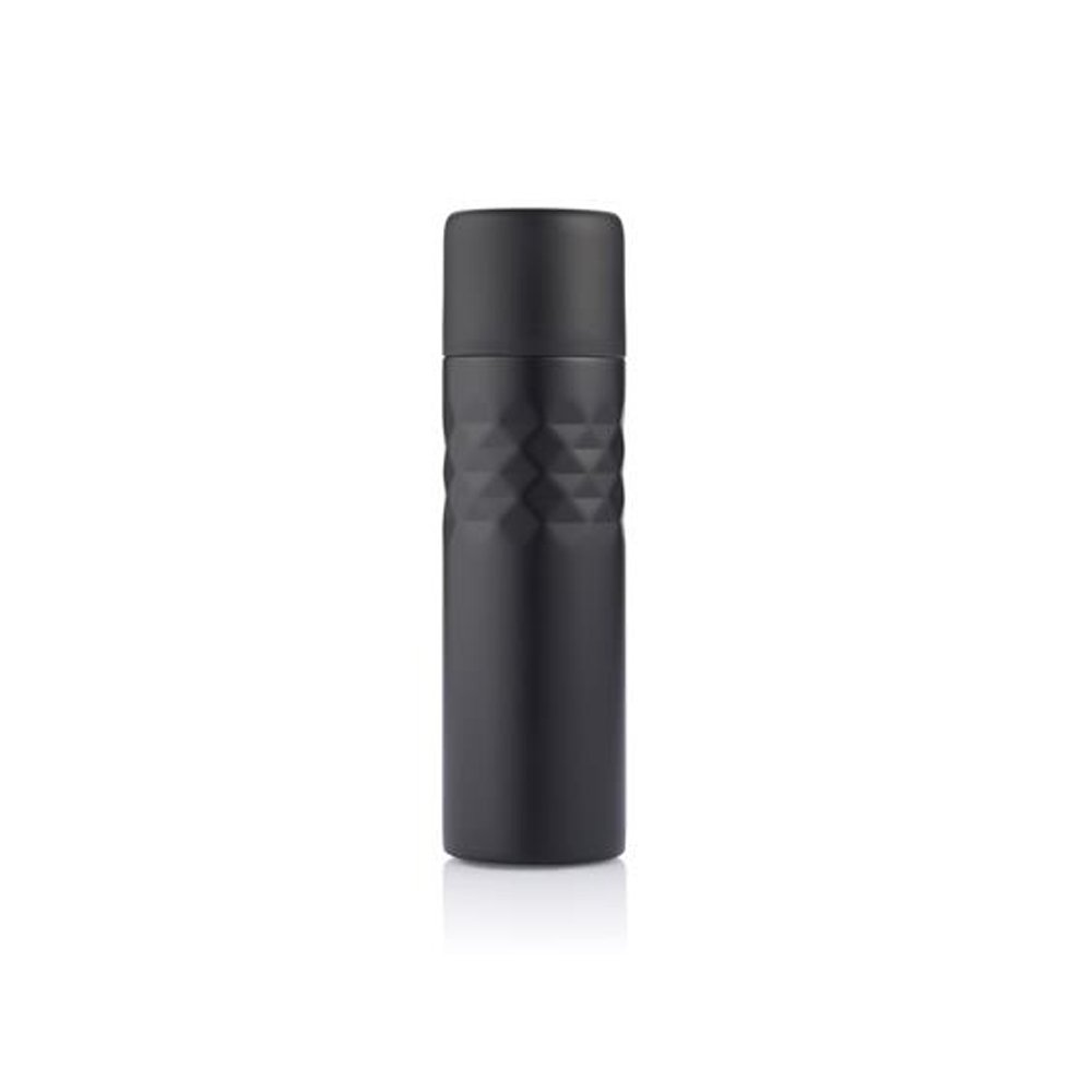 MOSA Flask - 500 ml stainless steel Flask Black - Image 3