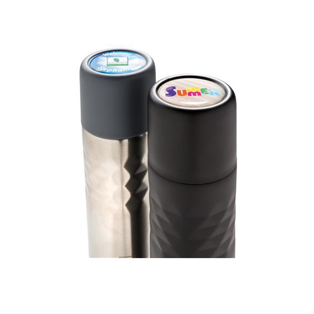 MOSA Flask - 500 ml stainless steel Flask Black - Image 5