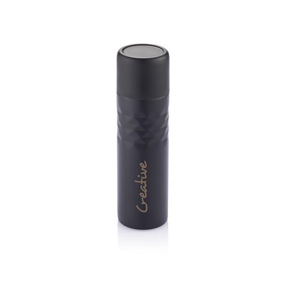 MOSA Flask - 500 ml stainless steel Flask Black - Image 4