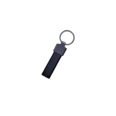 VOULA - Metal Keychain with Carbon Fiber Look