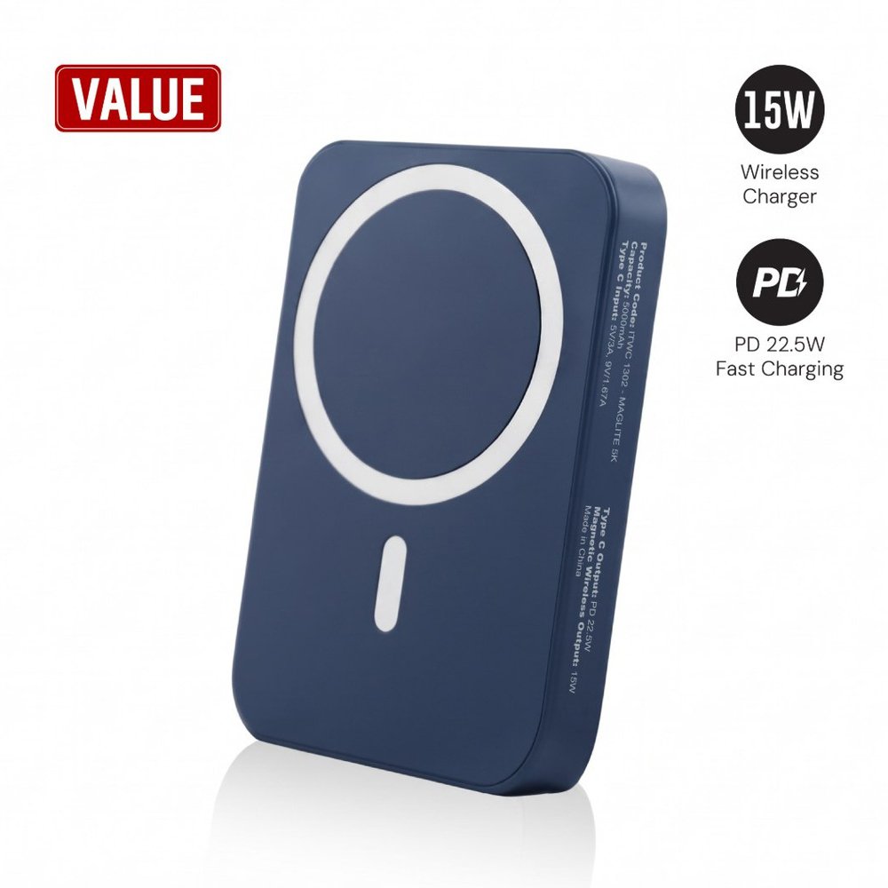 Maglite 5K - 5000 mAh Magnetic Wireless Power Bank - Image 5